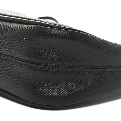 Prada Saffiano Lux Re-Edition 2005 Shoulder Bag Black 9 of 10