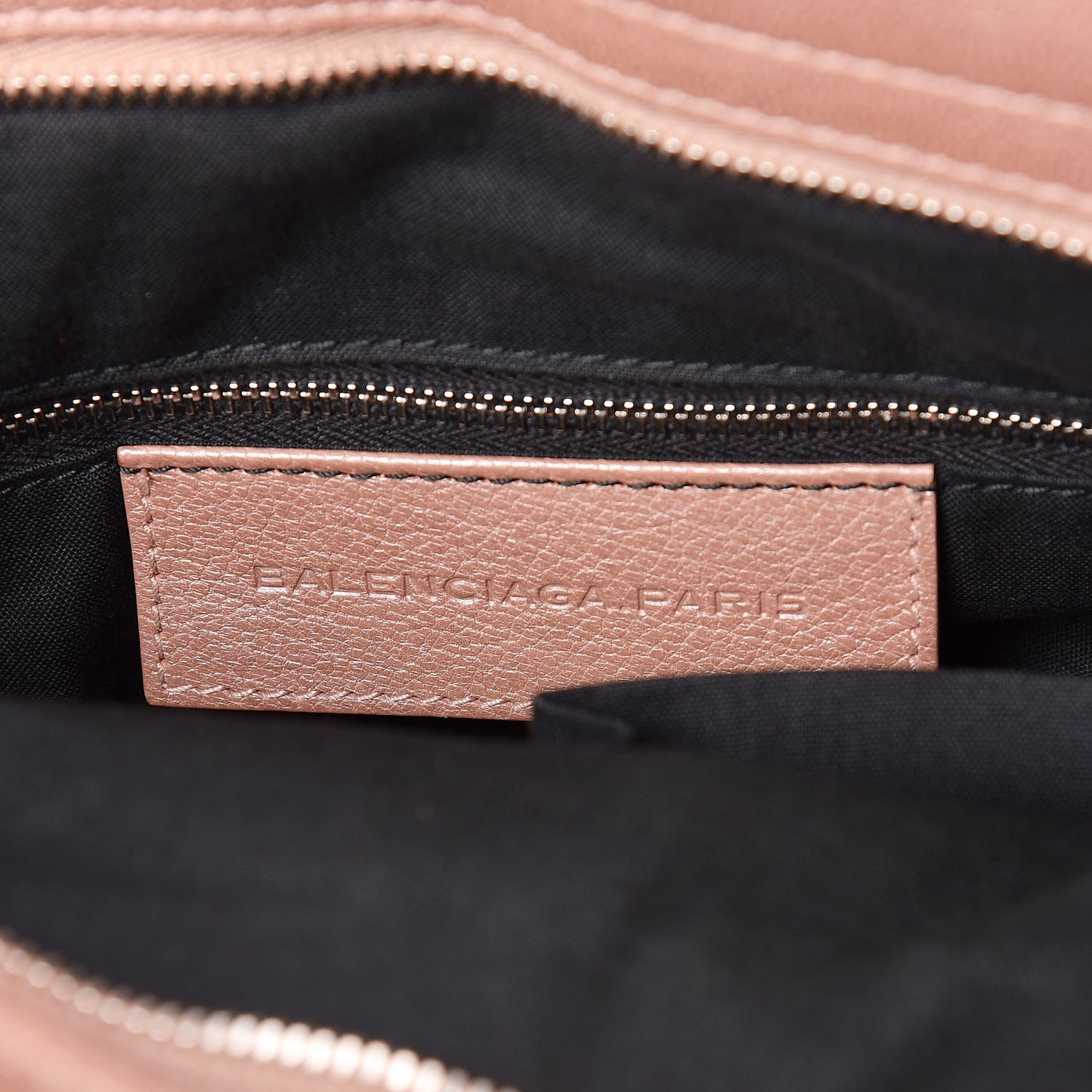 Pearlescent Goatskin Classic Palladium Hardware Velo Rose Rose Light