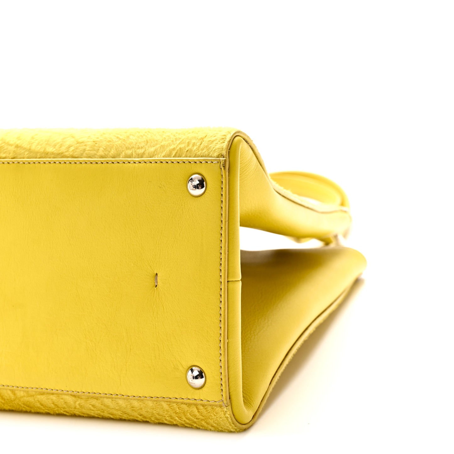 Vitello Calf Hair Crocodile Embossed Large 3Jours Tote Sunflower Cedro
