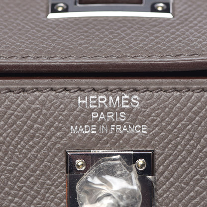 Hermes Epsom Kelly Sellier 25 Etain 21 of 40