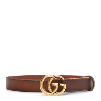 Gucci Faded Calfskin Double G 20mm Belt 100 40 Cuir 1 of 5