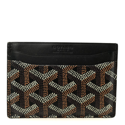 Goyard Goyardine Saint Sulpice Card Holder Black 1 of 7