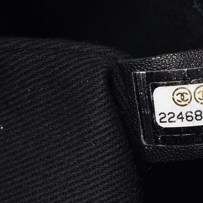 Chanel Caviar Quilted Medium CC Bucket Bag Dark Blue 8 of 9