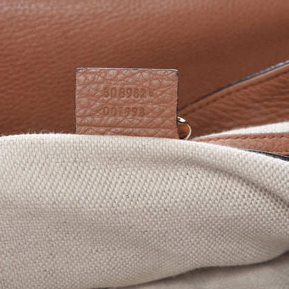 Gucci Pebbled Calfskin Medium Soho Chain Shoulder Bag Dusty Blush 7 of 15