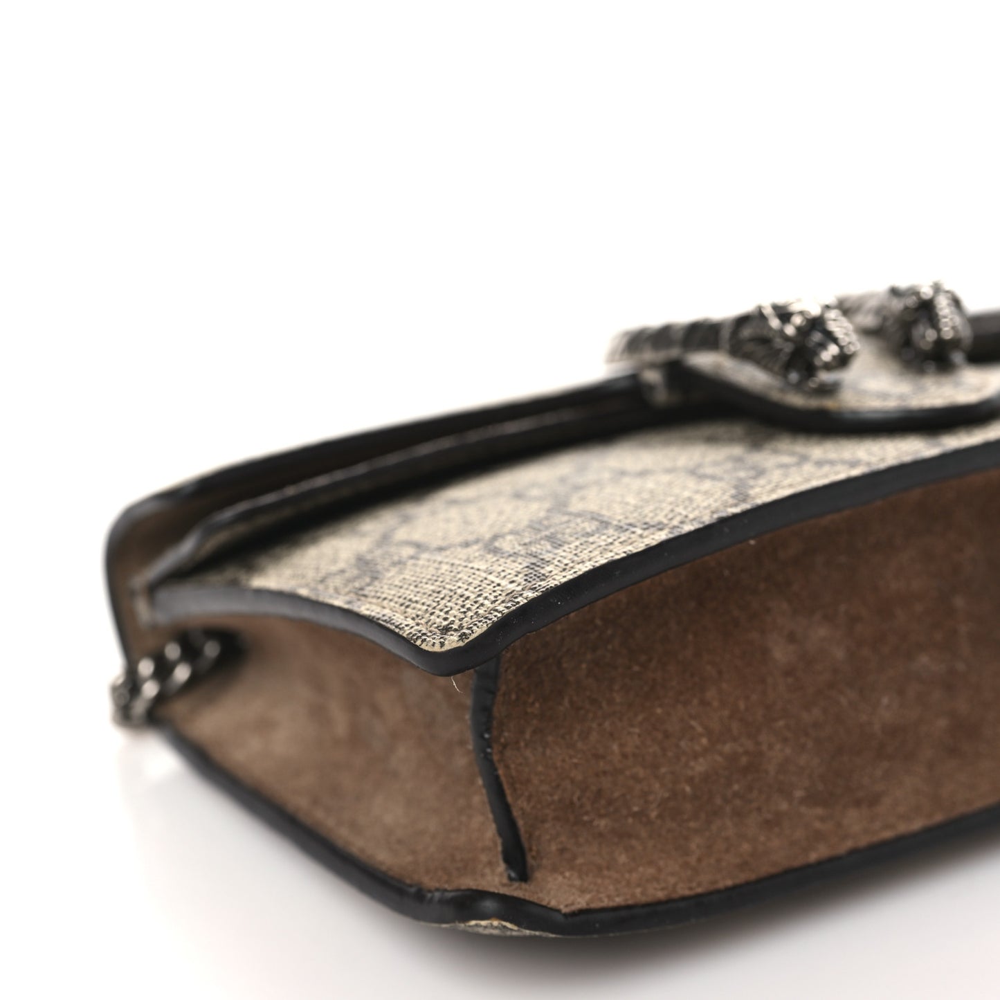 GG Supreme Monogram Super Mini Dionysus Shoulder Bag Taupe