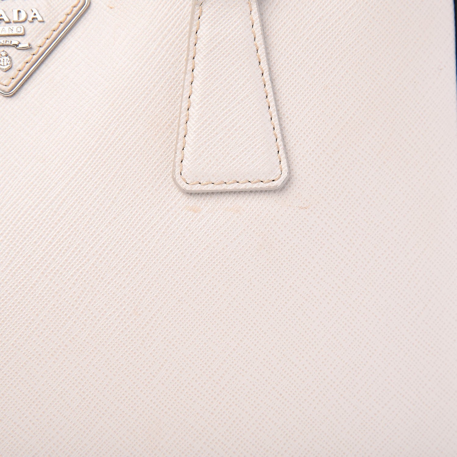 Prada Saffiano Small Galleria Double Zip Tote Bianco 13 of 14