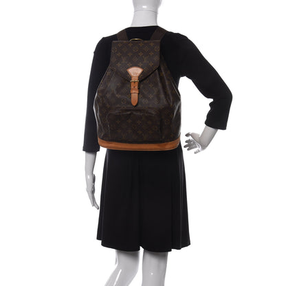 Louis Vuitton Monogram Montsouris GM Backpack 2 of 12