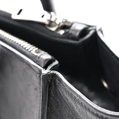 Prada Glace Calf Twin Pocket Tote Black 25 of 25