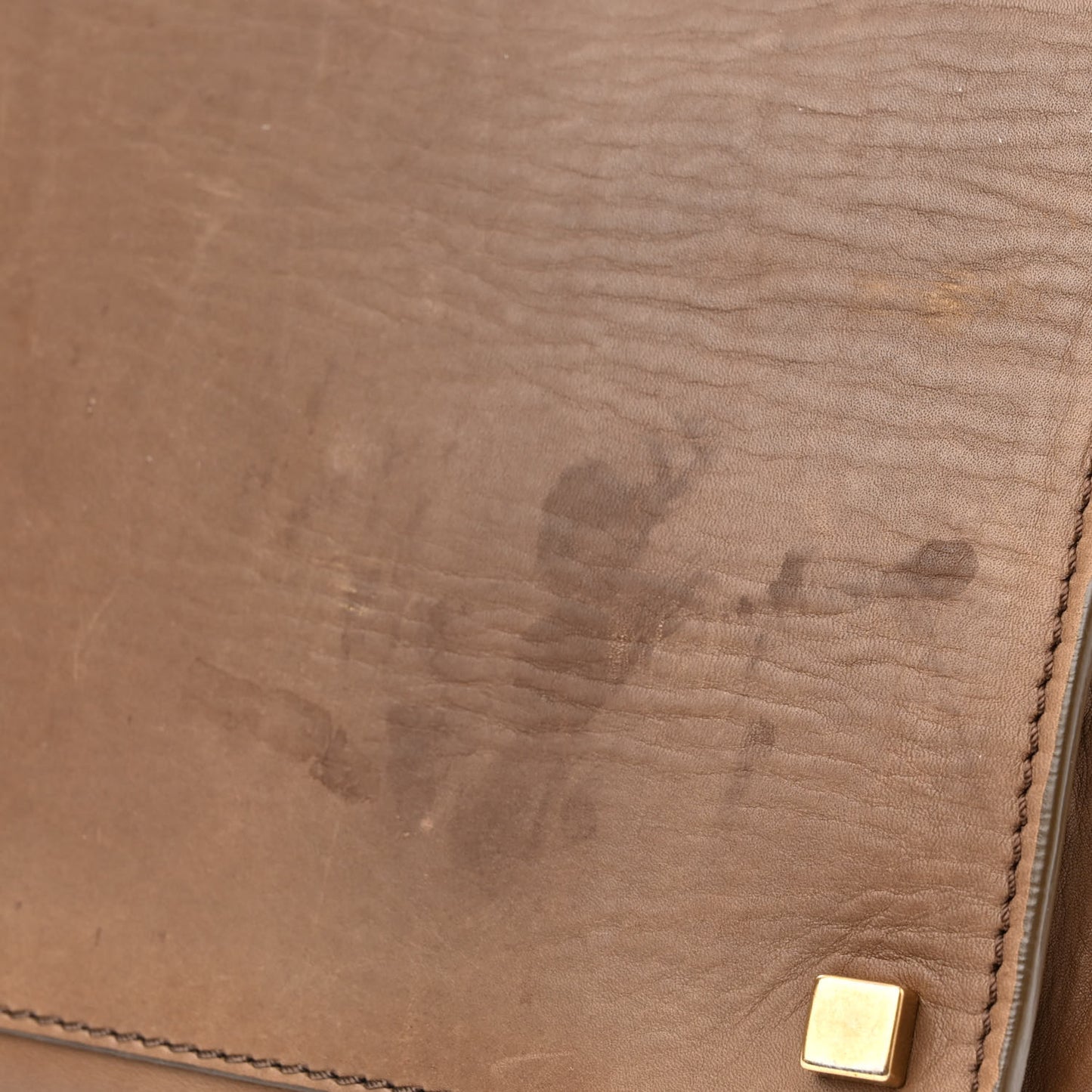 Smooth Calfskin Medium Phantom Luggage Tan