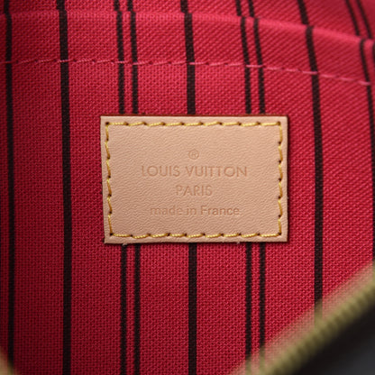 Louis Vuitton Monogram Neverfull MM GM Pochette Fuchsia 6 of 8