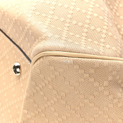 Gucci Diamante Medium Bamboo Buckle Tote Beige 12 of 12