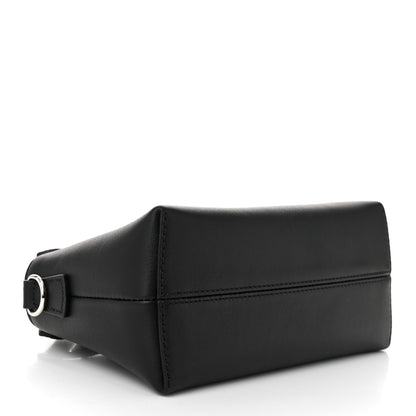 Fendi Vitello Dolce Bi-Color FF 1974 Embossed Mini By The Way Boston Bag Black Maya 4 of 11