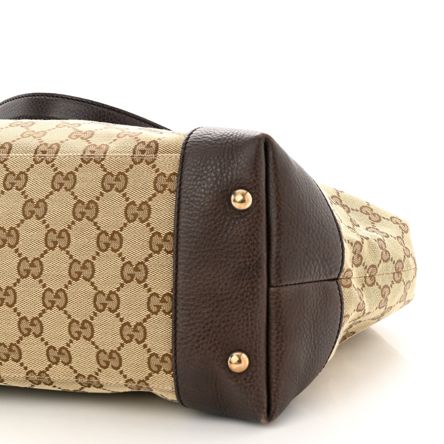 Monogram Web Medium Dressage Tote Brown