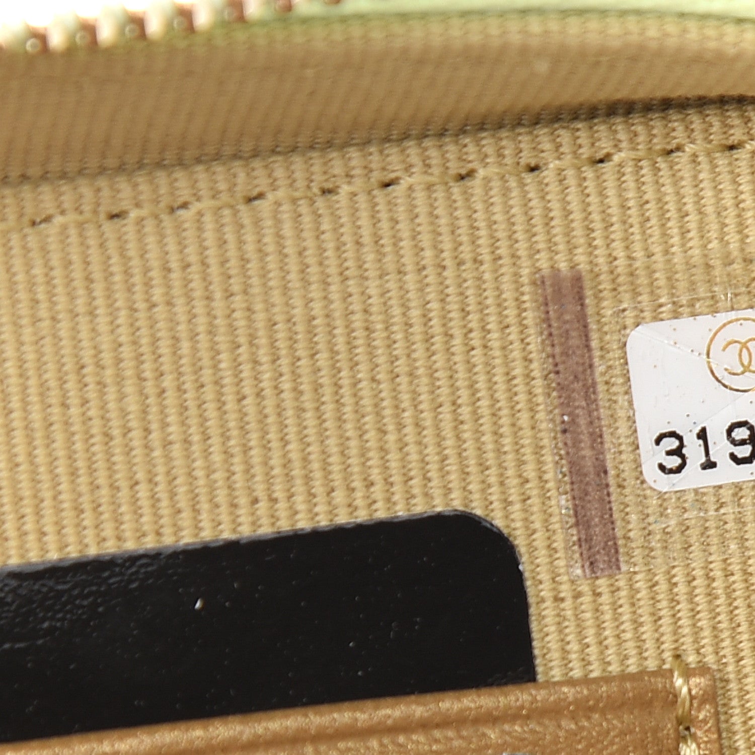 Chanel Lambskin Quilted CC Pearl Crush Camera Case Light Green 7 of 10