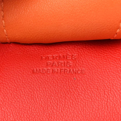 Hermes Milo Lambskin Grigri Rodeo Horse Bag Charm GM Rouge Rose Indien Jaipur Feu 3 of 4
