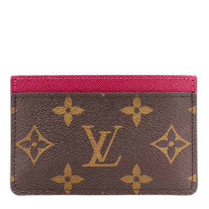 Louis Vuitton Monogram Card Holder Fuchsia 1 of 7