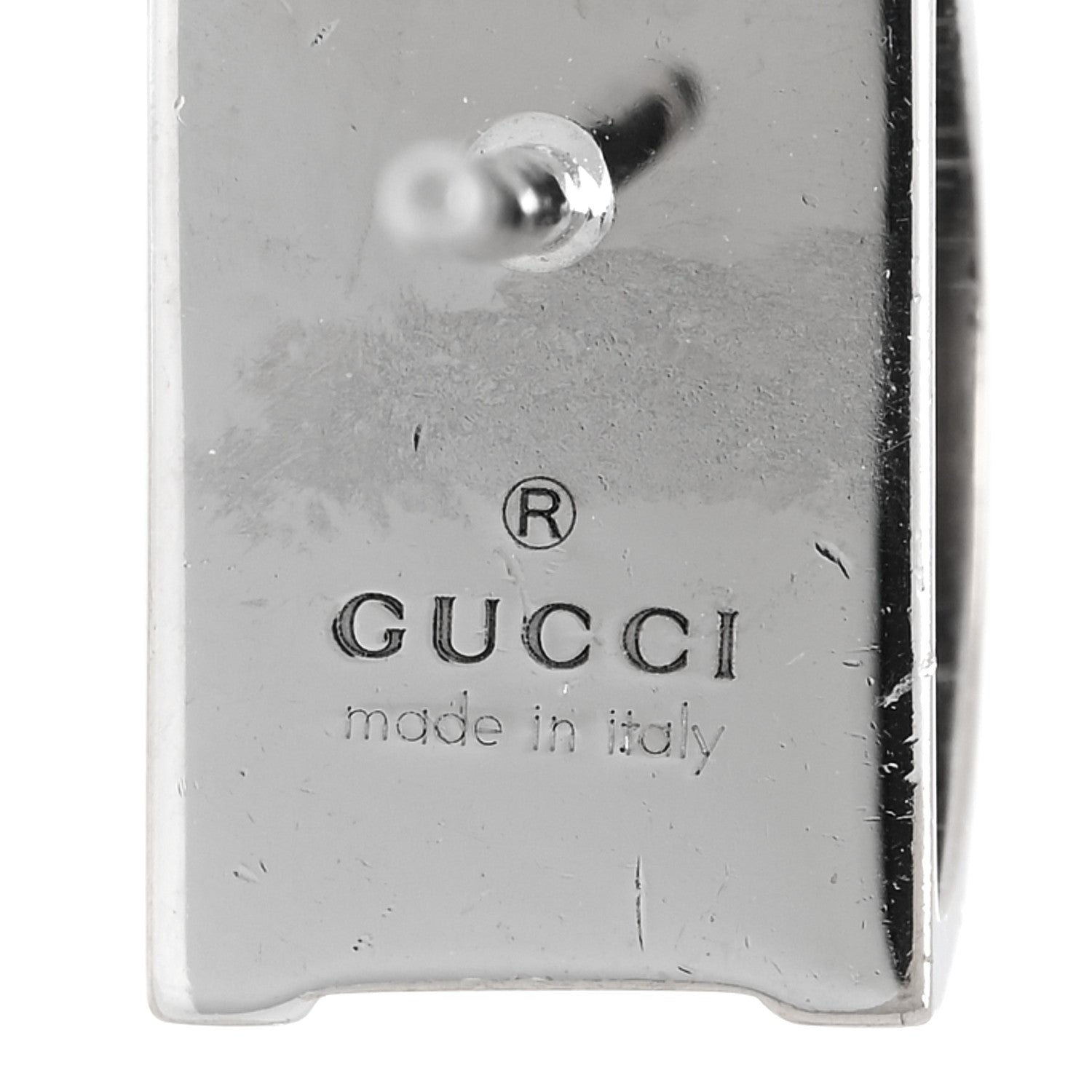 Gucci 18K White Gold Icon Twirl Earrings 4 of 5
