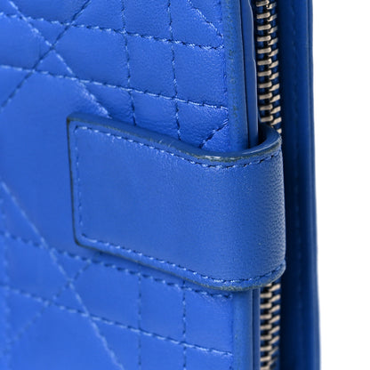 Christian Dior Lambskin Cannage Lady Dior Eden Wallet Blue 13 of 14