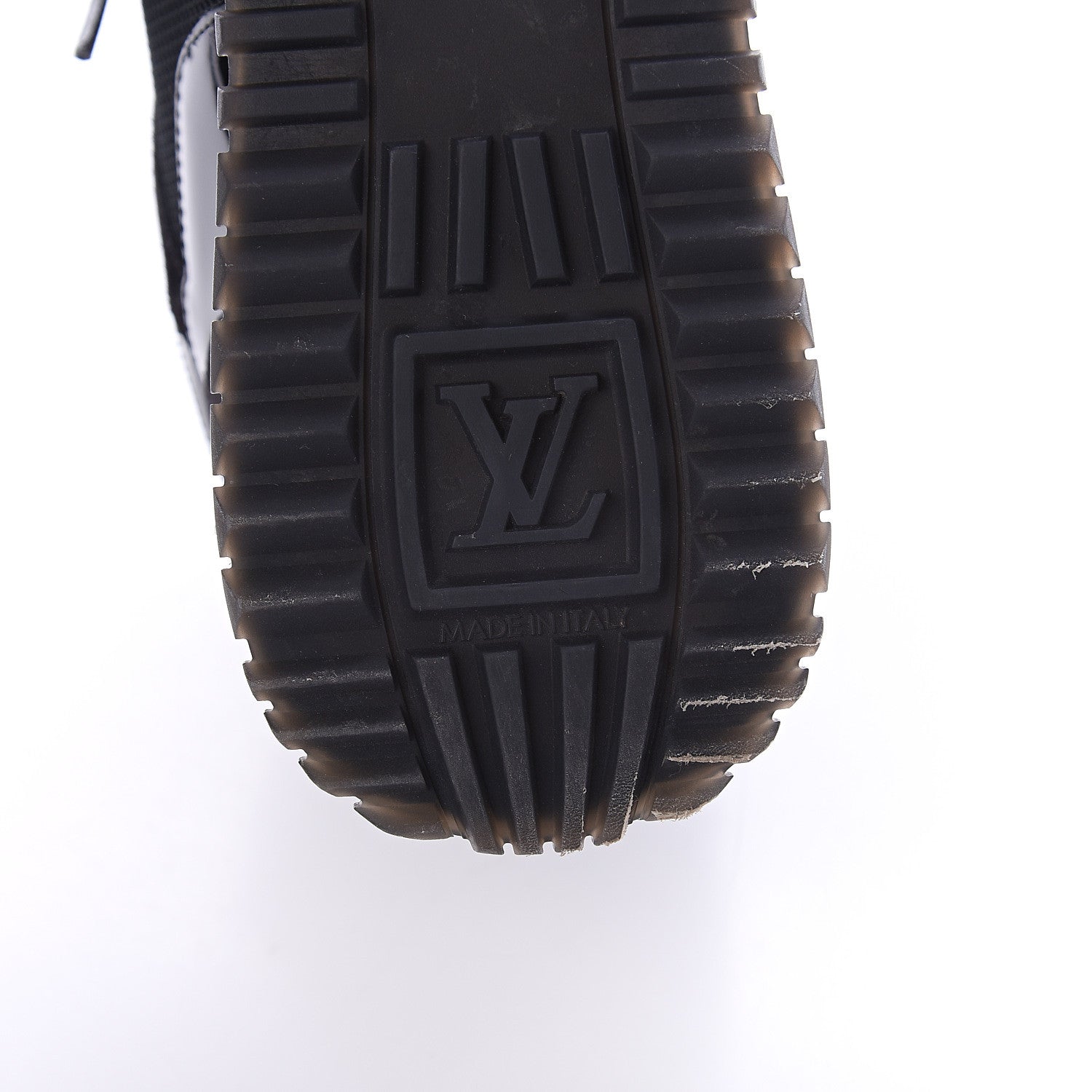 Louis Vuitton Suede Monogram Run Away Sneakers 37 Black 7 of 7