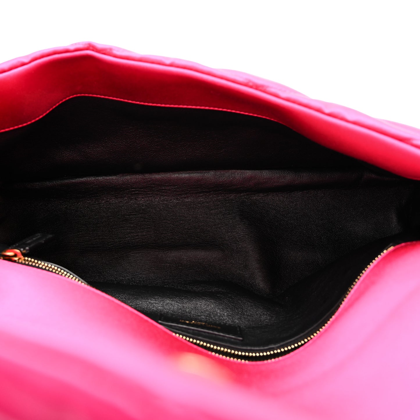Satin Quilted Sade Puffer Envelope Clutch Bubblegum