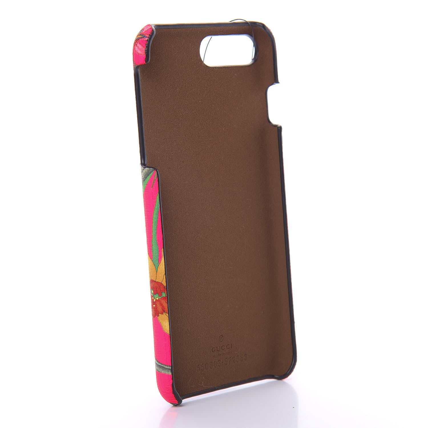 Gucci Supreme Floral Print iPhone 8 Plus Case Fluorescent Fuchsia 3 of 7