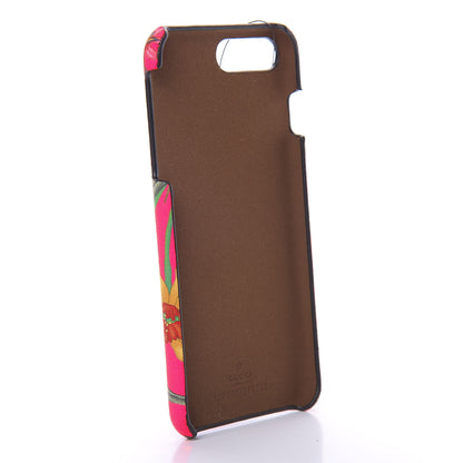Gucci Supreme Floral Print iPhone 8 Plus Case Fluorescent Fuchsia 3 of 7