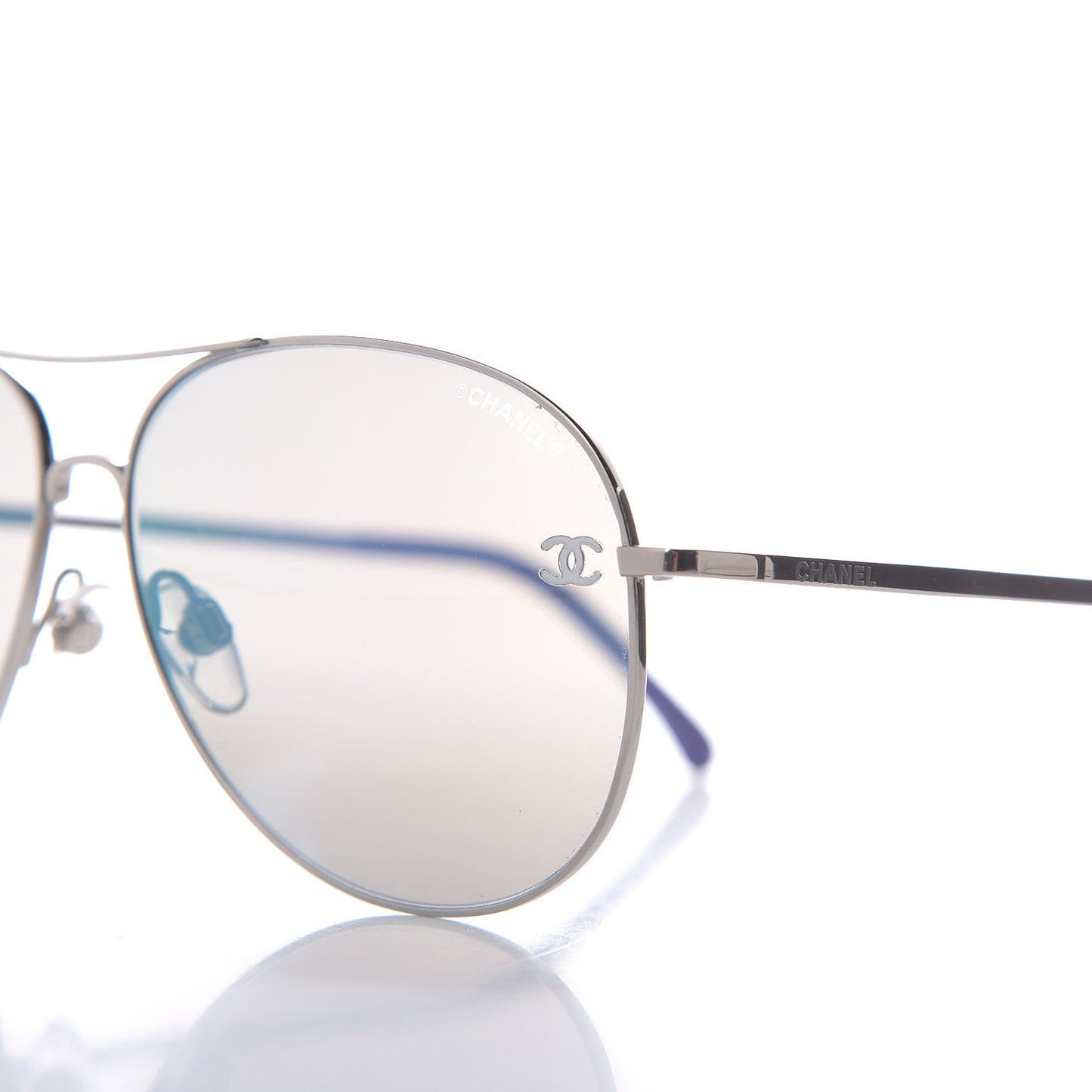 Polarized CC Aviator Sunglasses 4189-T-Q Purple