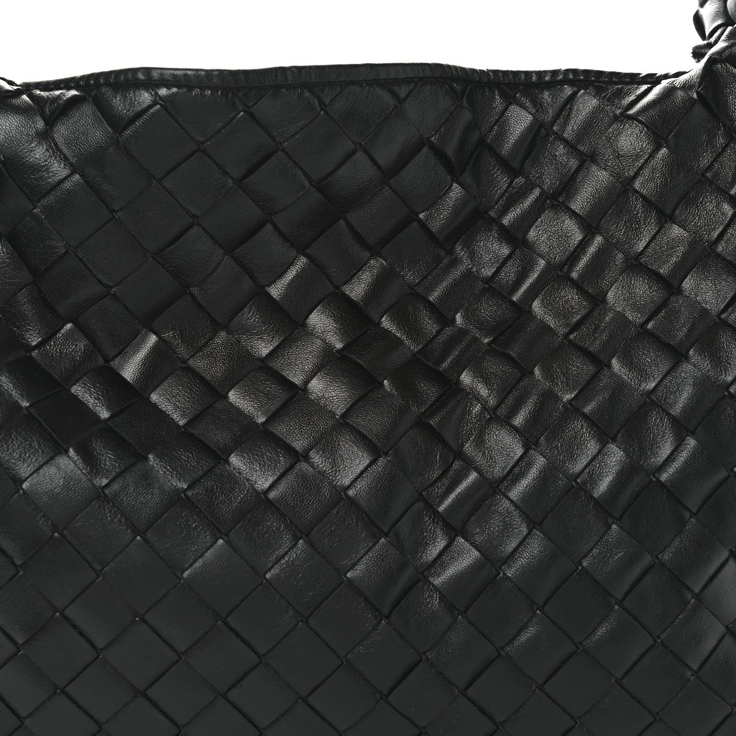 Bottega Veneta Calfskin Intrecciato Small Hop Black 9 of 11