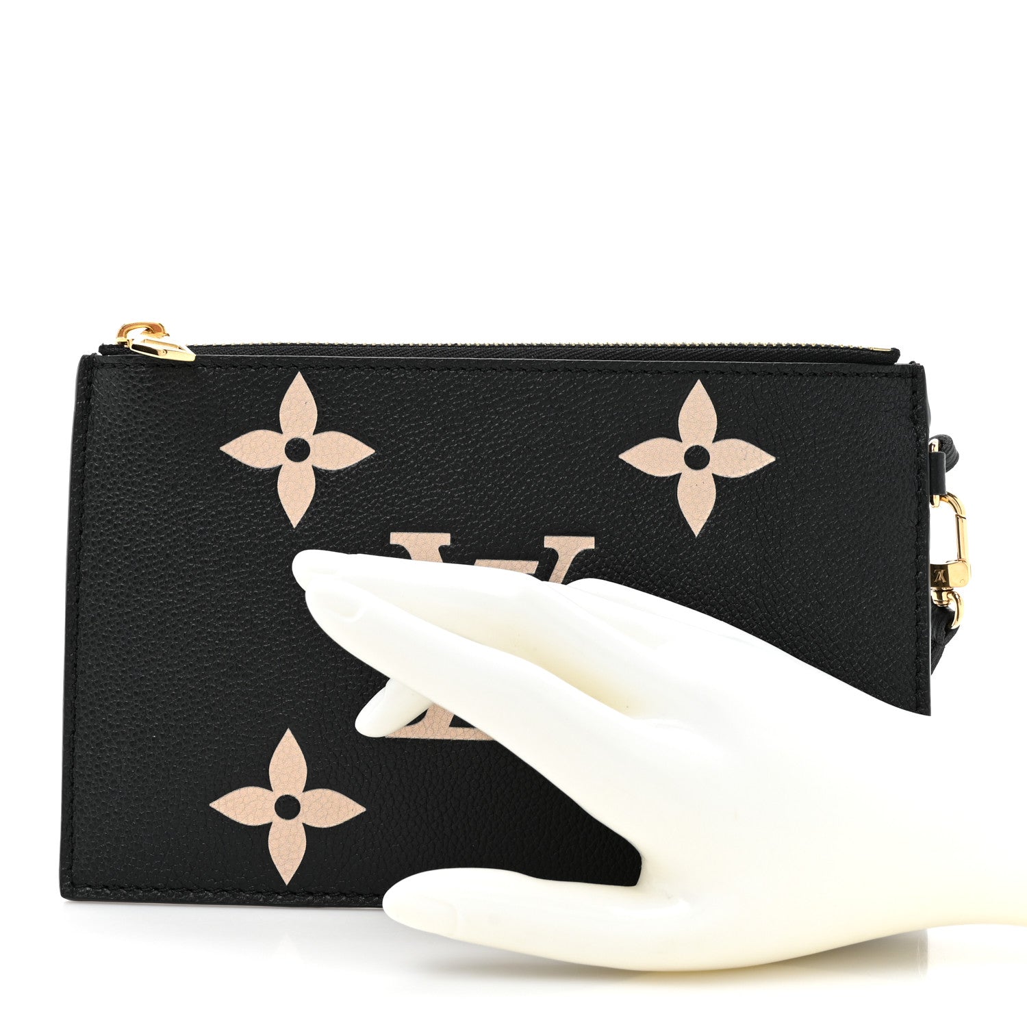 Louis Vuitton Empreinte Monogram Giant Neonoe MM Pochette Black Beige 2 of 6