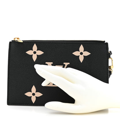 Louis Vuitton Empreinte Monogram Giant Neonoe MM Pochette Black Beige 2 of 6