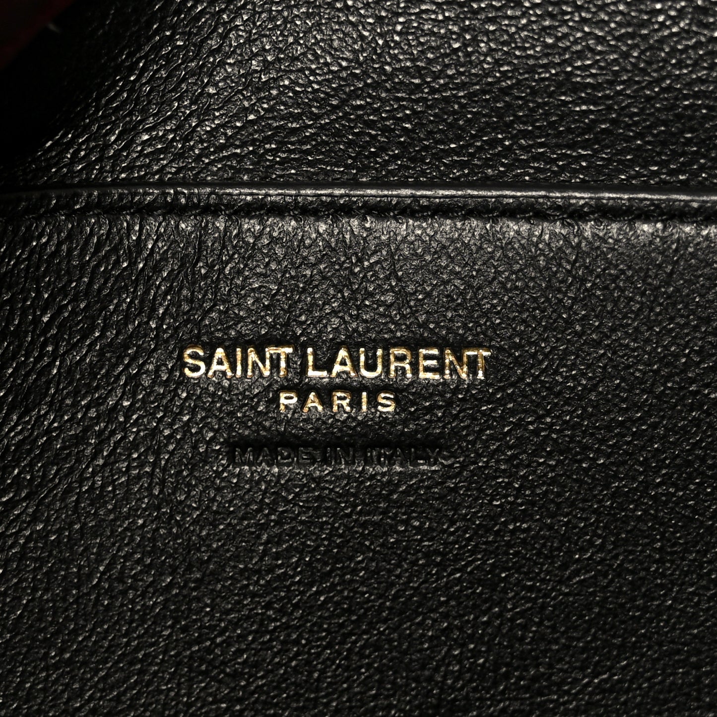 Lambskin Large Cassandre Envelope Pouch Dark Ruby