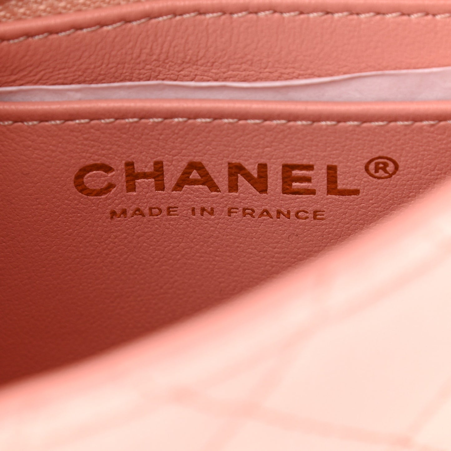 Velvet Enamel Mini Flap Light Pink