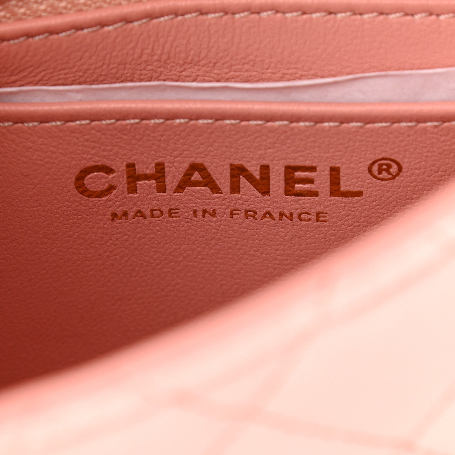 Chanel Velvet Enamel Mini Flap Light Pink 6 of 11