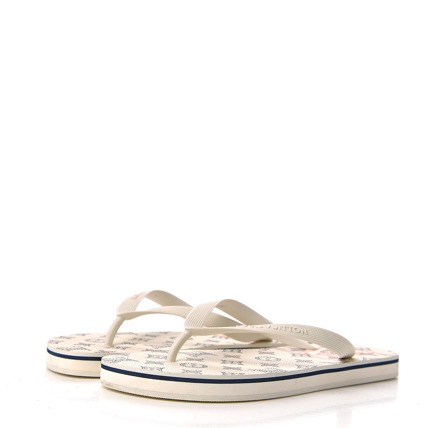 Rubber Molitor Thong Sandals 7 White