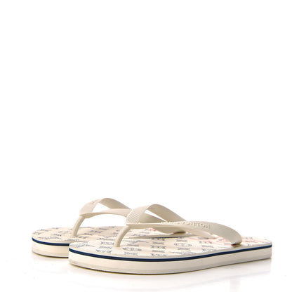 Louis Vuitton Rubber Molitor Thong Sandals 7 White 3 of 8