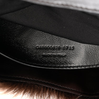 Saint Laurent Fur Shearling Giant Jamie Dark Brown 8 of 11