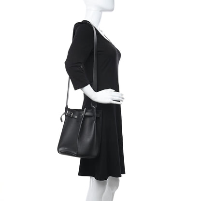 Celine Smooth Calfskin Long Strap Big Bag Bucket Black 3 of 21
