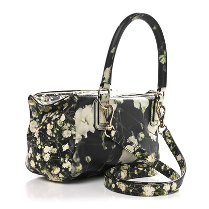 Givenchy Lambskin Baby's Breath Print Medium Pandora Black 3 of 11