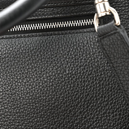 Celine Drummed Calfskin Suede Medium Trapeze Black 13 of 15