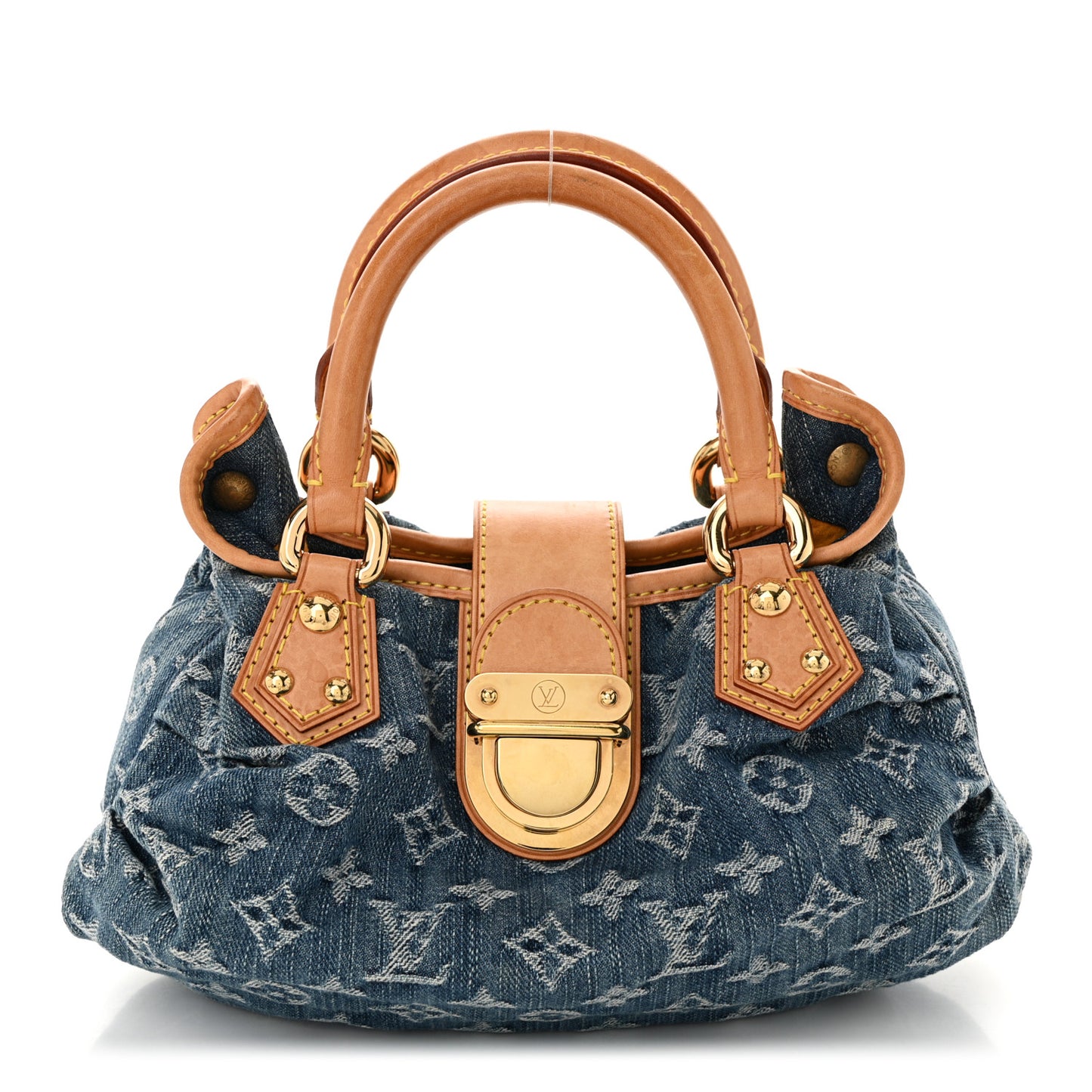 Monogram Denim Pleaty Blue