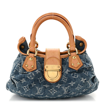 Louis Vuitton Monogram Denim Pleaty Blue 1 of 9