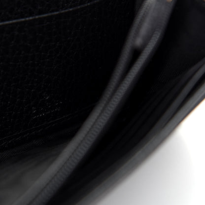 Gucci Calfskin Garden Continental Wallet Black 6 of 8