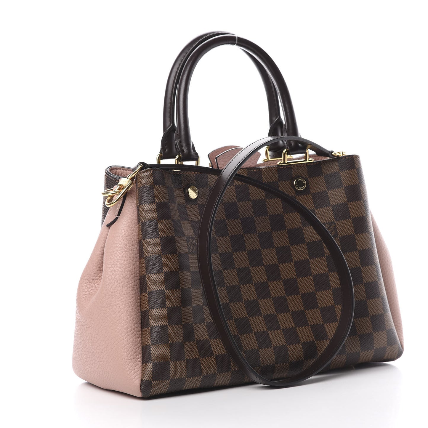 Damier Ebene Cuir Taurillon Brittany Magnolia