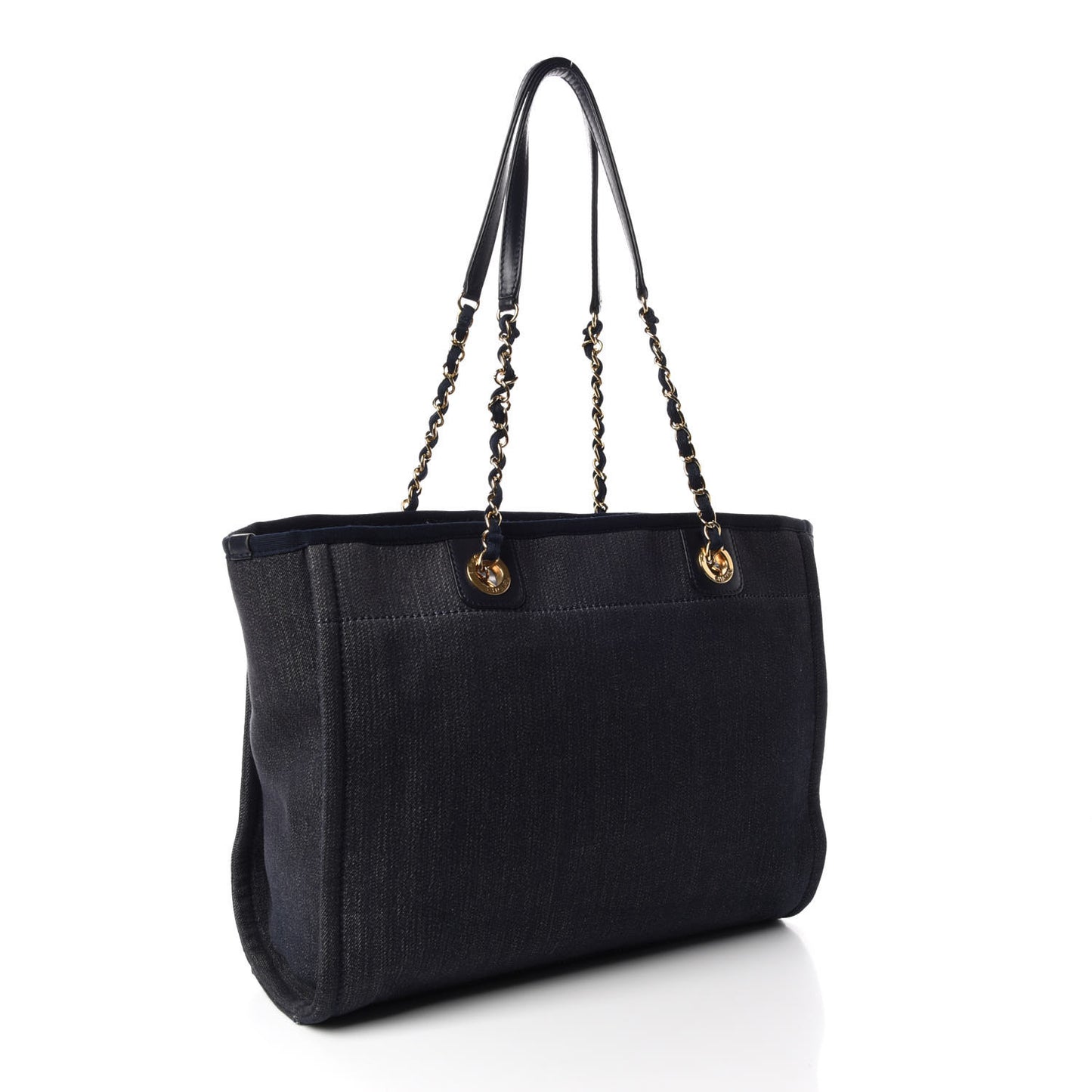 Denim Small Deauville Tote Dark Blue