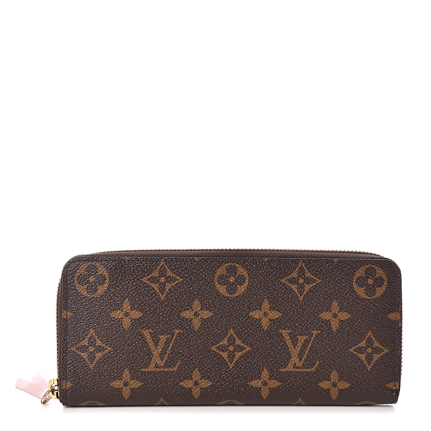 Louis Vuitton Monogram Clemence Wallet Rose Ballerine 1 of 8