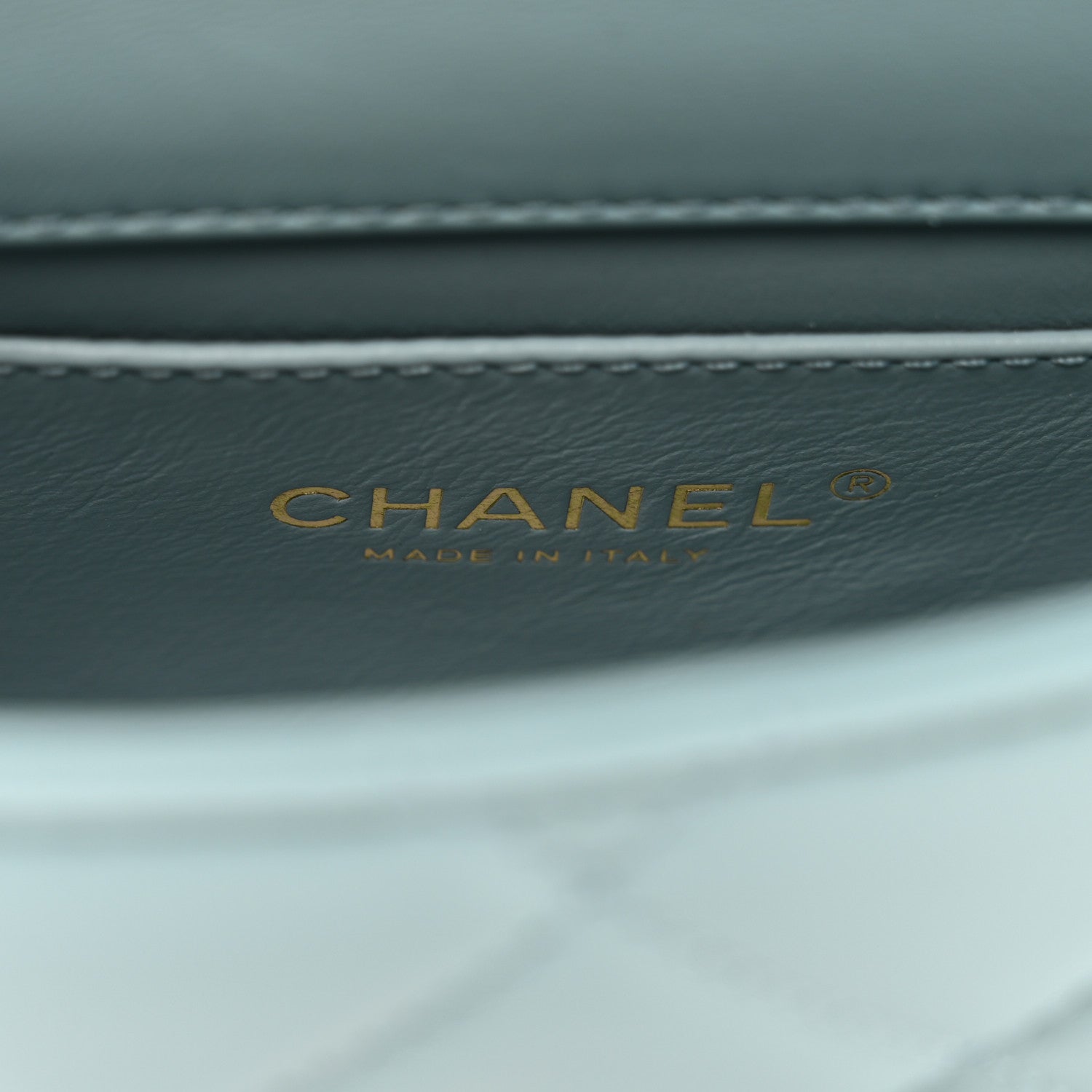 Chanel Lambskin Enamel Quilted Mini Pending CC Square Flap Light Blue 7 of 10