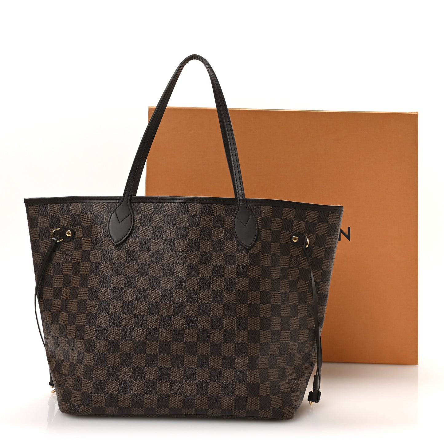 Damier Ebene Neo Neverfull MM Rose Ballerine