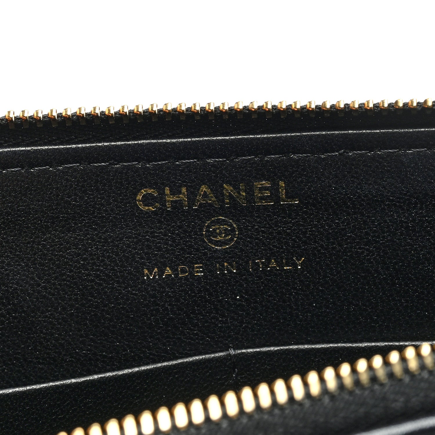 Chanel Lambskin Quilted Wave Clutch Black 7 of 8