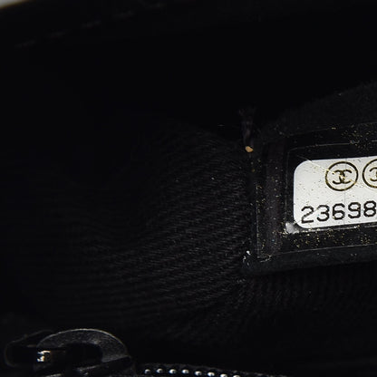 Chanel Nubuck Grained Calfskin Mini Neo Executive Shopper Tote Black 7 of 9