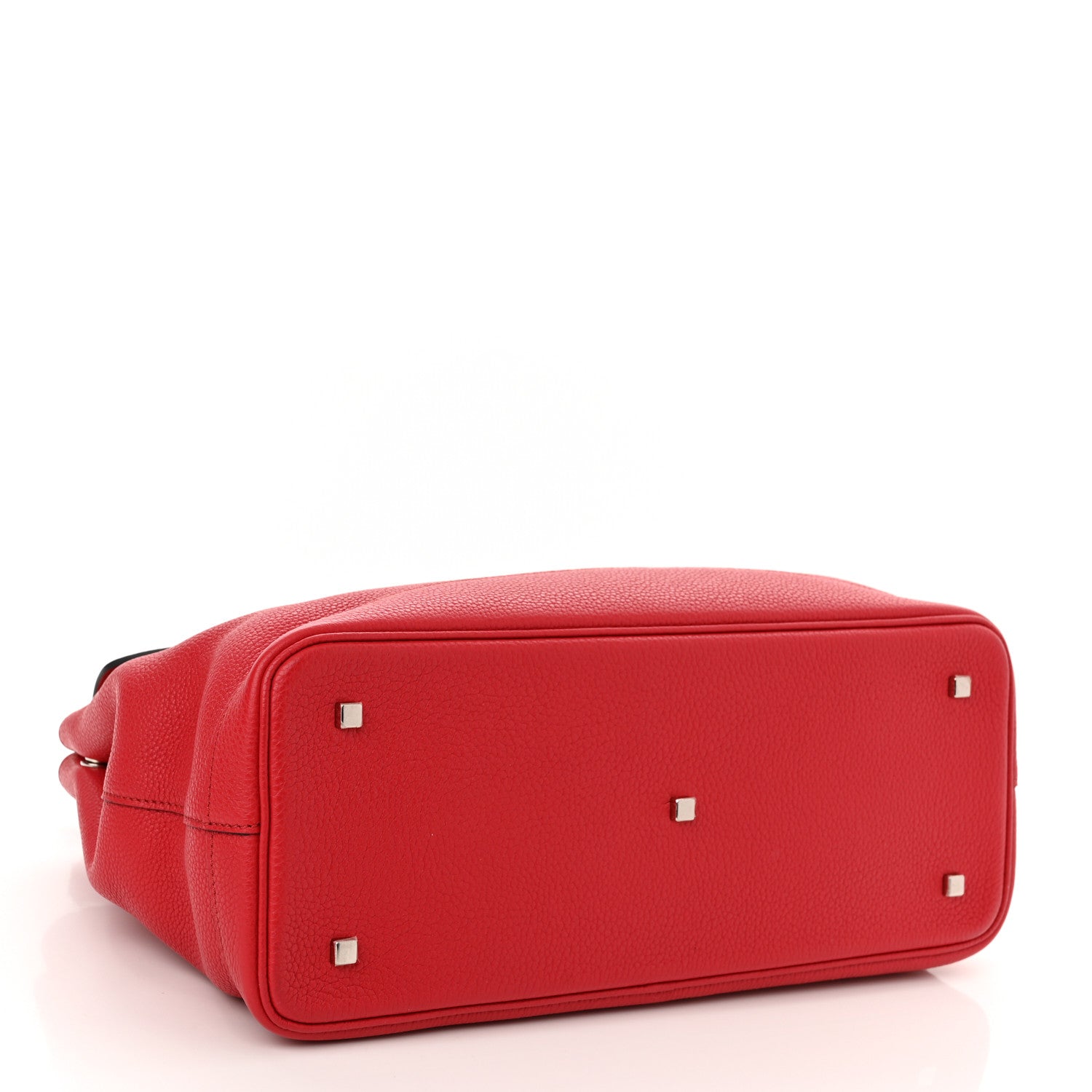 Moynat Taurillon Blush Calfskin Gabby MM Red 4 of 10